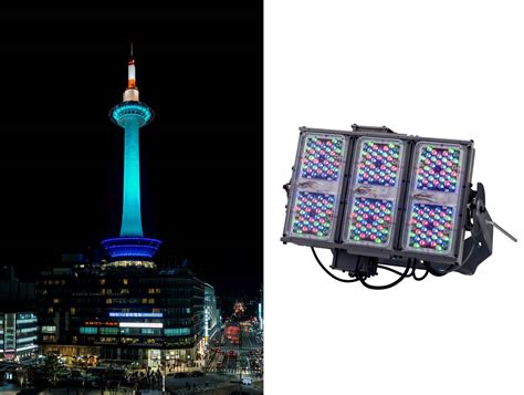 京都タワーのライトアップ用照明器具をled化｜パナソニックグループのプレスリリース