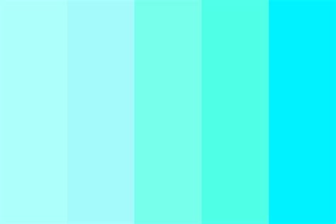 Soft Blue Degrades Color Palette