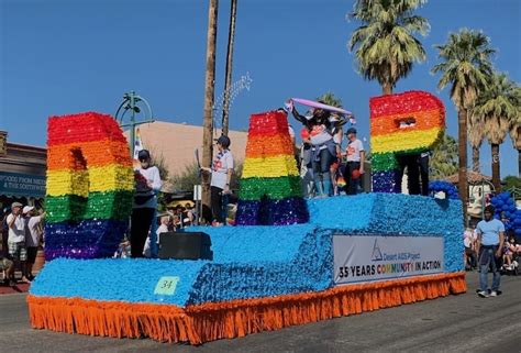 San Francisco Dykes On Bikes Lead Greater Palm Springs Pride Parade