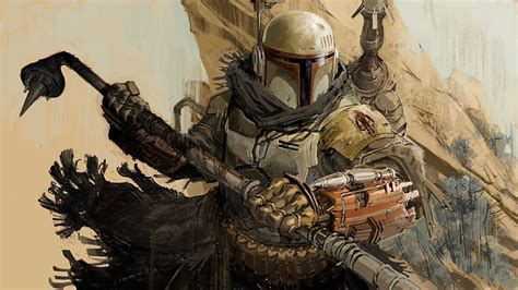 Hd Wallpaper Star Wars Boba Fett Bounty Hunter Mandalorians