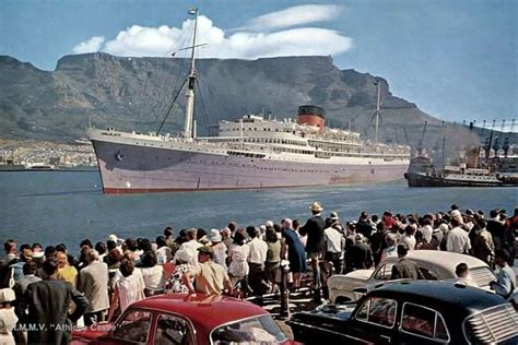 Athlone Castle Departing Cape Town1962 Cape Town Cape Town
