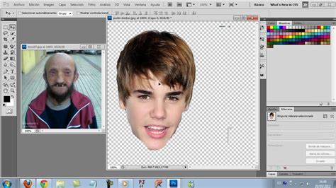 Como Poner Una Imagen En Otra Imagen Con Photoshop Cs5 Youtube