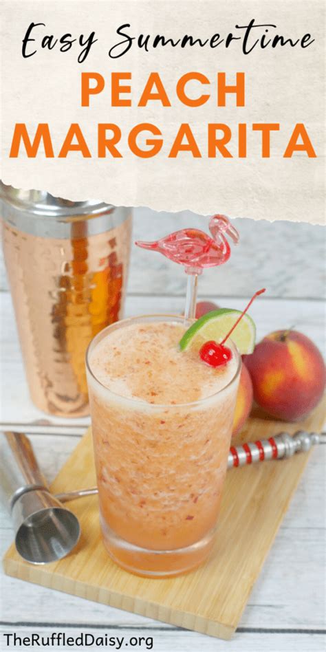 An Easy Summertime Peach Margarita Recipe
