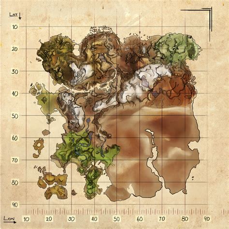 Ark Ragnarok Creature Spawn Map