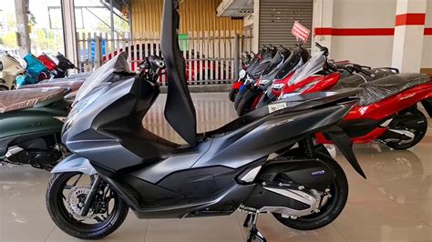 2021 All New Honda Pcx 160 Gray Black ฮ อน ด้า คา ร์ ส์ เทพารักษ์