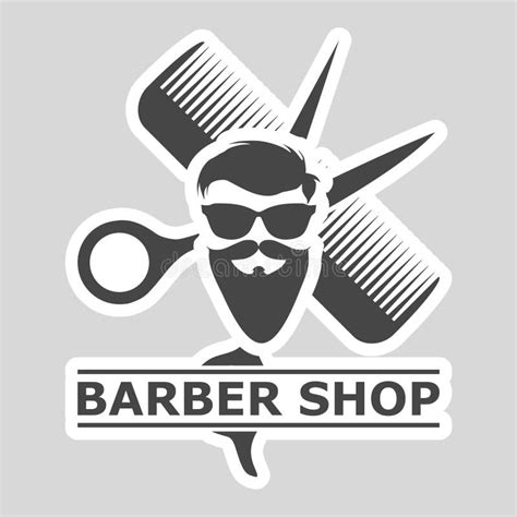 Logotipo Do Barbeiro ícone Da Barbearia ícone Simples Ilustração Do