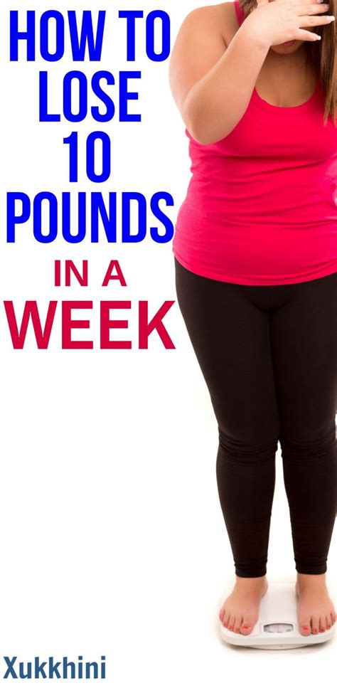 4 Ways To Lose 10 Pounds In 1 Week Without Any Pills Wikihow Lose Weight In A Week Without