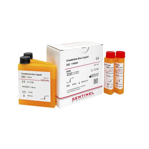 Kreatinin-Reagenzkit - 17654H - SENTINEL DIAGNOSTICS - Serum / Plasma