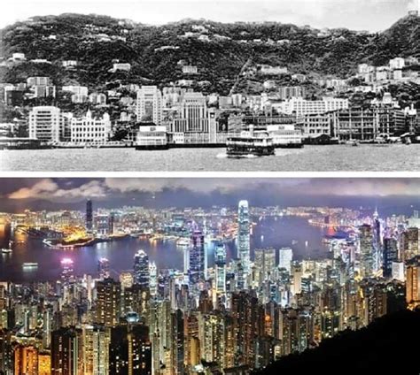 10 Incredible Before And After Pictures Of Famous Cities