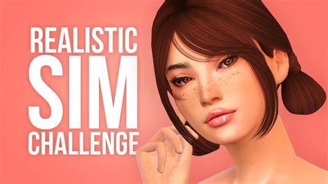 Realistic Sim Challenge Sims 4 Create A Sim Challenge Youtube