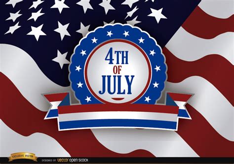Free Vectors 4th Of July Independence Day Vector Open Stock