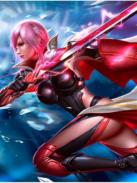 Hot Lightning Claire Farron Final Fantasy Xiii 13 Ffxiii Sexy Lewd