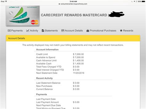 You can use carecredit for your own healthcare treaments and procedures as well as for your pets. Care Credit Rewards Mastercard - myFICO® Forums - 4743815