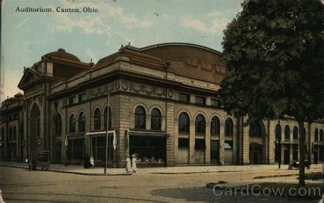 Auditorium Auditorium Canton Postcard