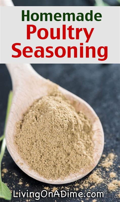 Homemade Seasonings Mixes And Blends Recipes Homemade Poultry