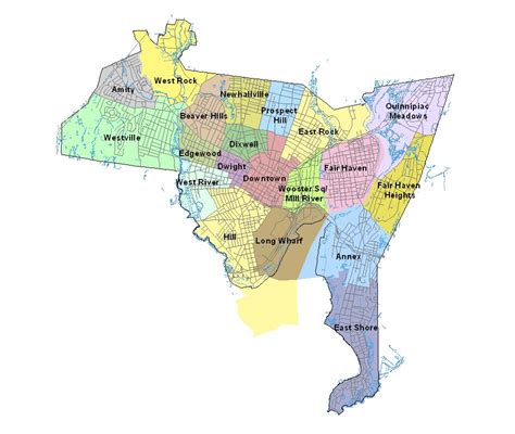 Map Of New Haven Ct Maping Resources