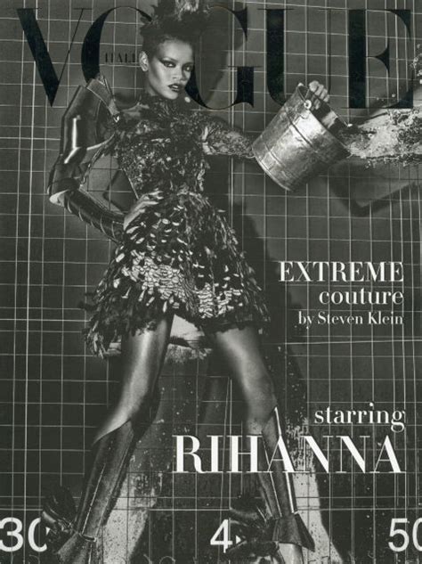 Rihanna Covers Vogue Italia Celebrity Bug