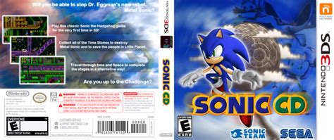 Sonic Cd Nintendo 3ds Box Art Cover By Brunothehedgehog