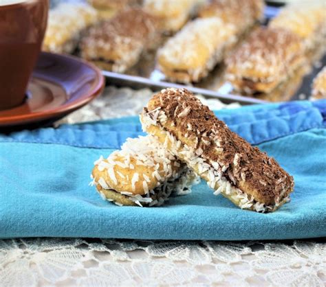 Ladyfingers eclair recipe chocolate ladyfingers dessert have a look at these amazing lady fingers dessert recipes as well as allow us know what. Chocolate Hazelnut and Mascarpone Lady Finger Bites ...