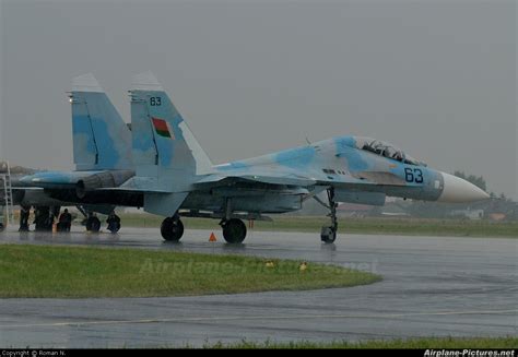 63 Belarus Air Force Sukhoi Su 27ubm At Radom Sadków Photo Id