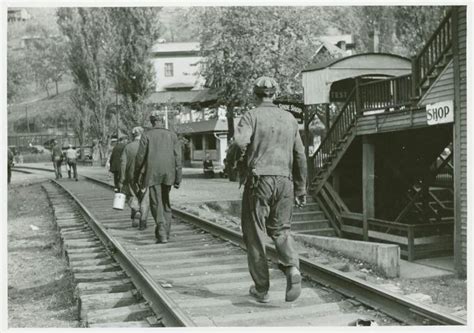 Coal Miners Going Home From Work Omar West Virginia Photo By Marion