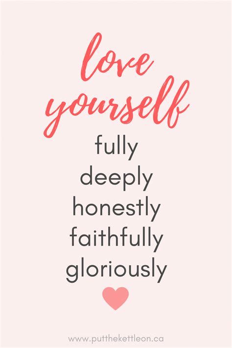 Love Your Self Quotes ووردز