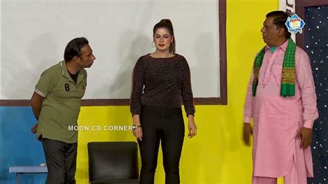 Amanat Chan With Manahil Khan And Azeem Vicky Comedy Clip Stage