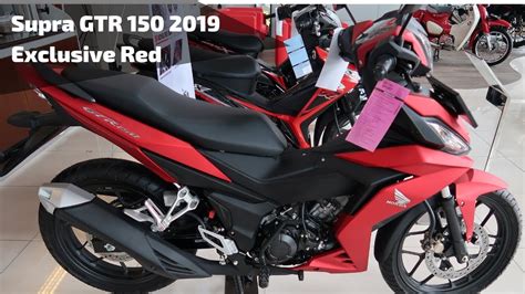 Detail Warna Baru Honda Supra Gtr 150winnerrs150 Exclusive Red 2019