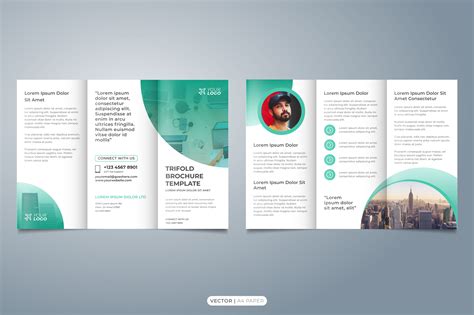 Trifold Brochure Layout Template V07 Graphic By Imghani · Creative Fabrica