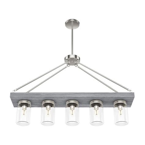 If you need a more powerful light source, lowe's offers commercial lighting options as well. Shop Hunter Devon Park Brushed Nickel Farmhouse 3-Piece ...