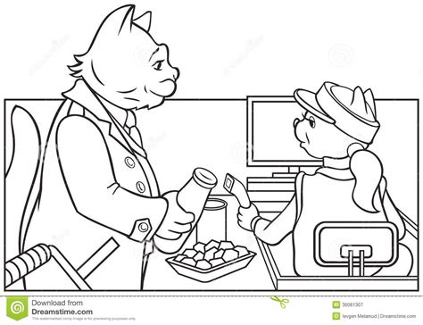 During the day the stock fluctuated 0.70% from a day low at $47.44 to a day high of $47.77. Animal Supermarket Cash Desk Stock Vector - Illustration ...