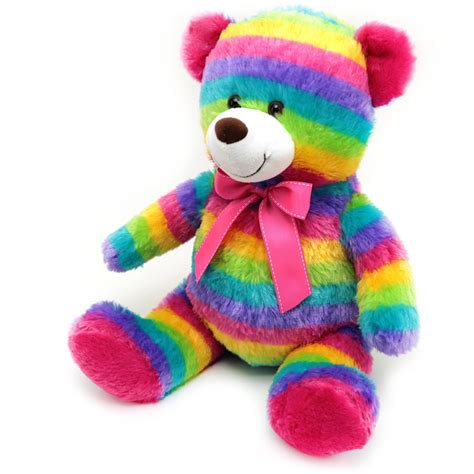 Spark 19 Snuggly And Cuddly Plush Toy Rainbow Bear