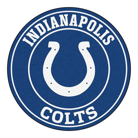 Indianapolis Colts Team Emblem Throw Rug Nfl Teams Logos Nfl Logo