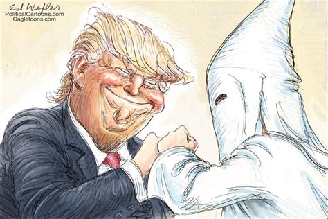 Political Cartoons Stars And Bars Trump Alt Right Carlson Secret