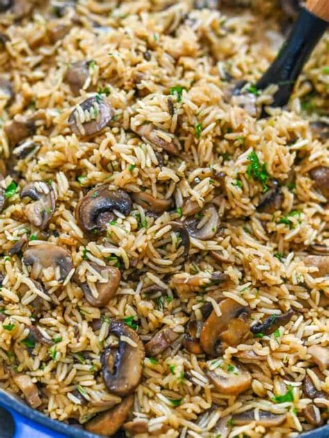 Mushroom Rice Recipe Eat Something Vegan