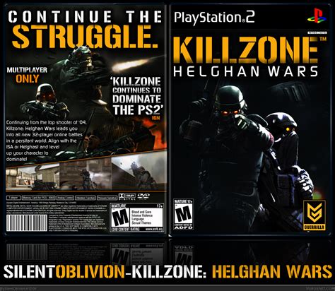 Killzone Helghan Wars Playstation 2 Box Art Cover By Silent Oblivion