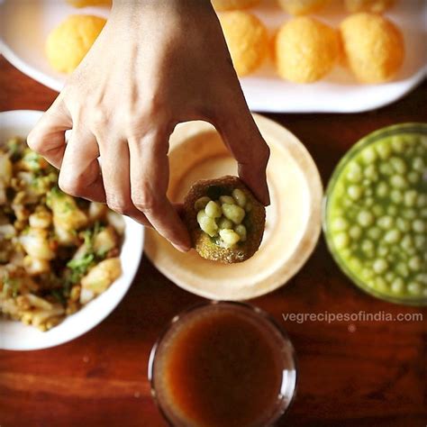 Mumbai Style Pani Puri With Moong Sprouts Pani Recipe For Pani Puri