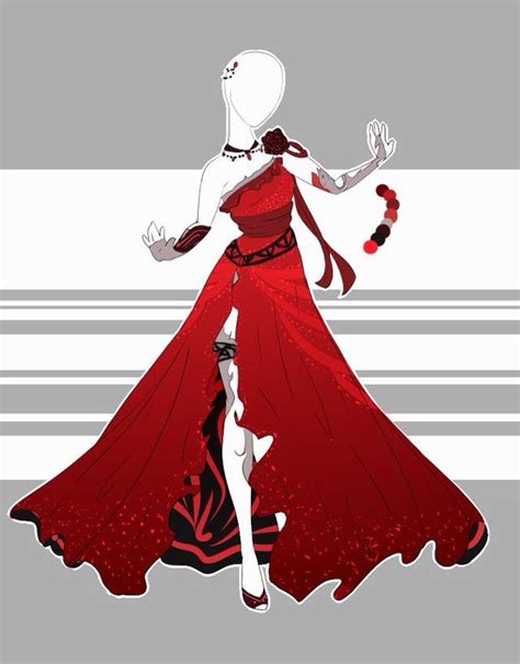 Red Dress Drawing At Getdrawings Free Download