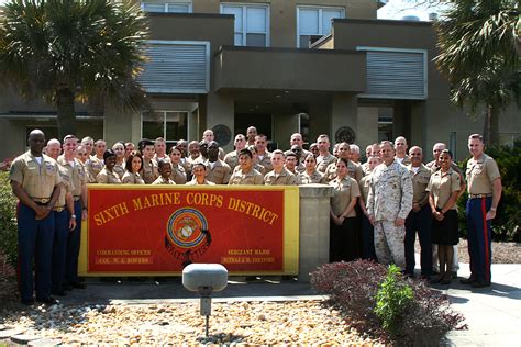 Mcrc Cg Visits 6th Marine Corps District Headquarters