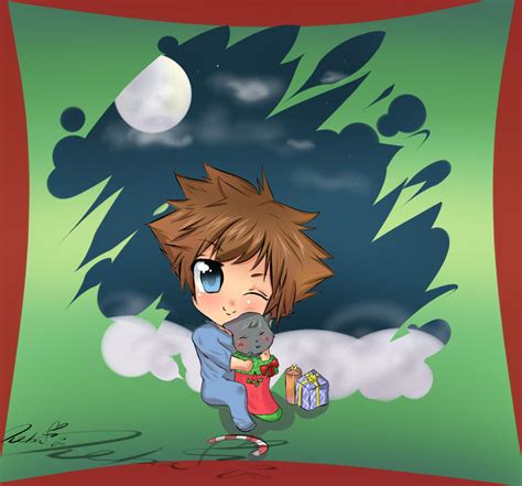 Baby Sora And A Kitten By Naliachan On Deviantart