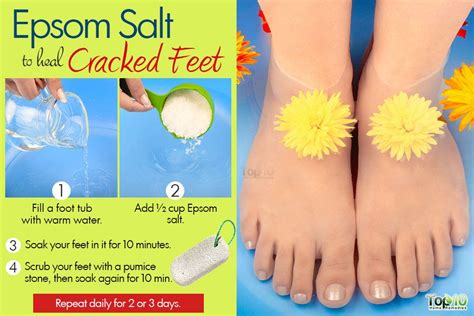 How To Heal Cracked Feet Top 10 Home Remedies