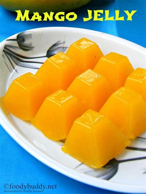 Easy Mango Jelly Recipe Using Agar Agar Foodybuddy Recipe Mango