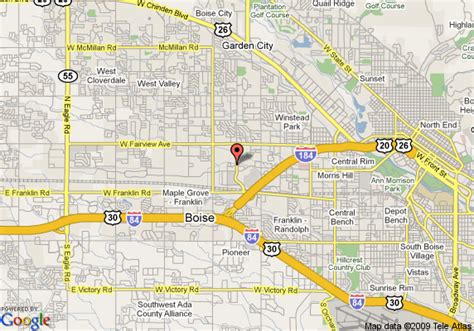 Boise City Map Tourist Attractions Toursmaps Com