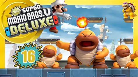 Duell Gegen Riesen Sumo Bro 🌰 New Super Mario Bros U Deluxe 16 Youtube