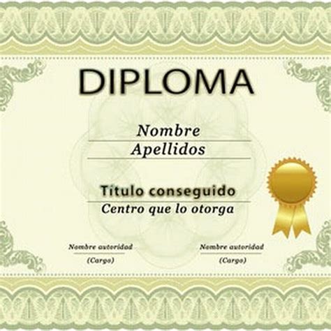 Formatos De Diplomas Para Modificar