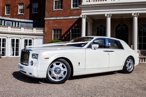 Rolls Royce Phantom White Rolls Royce Wedding Car Hire In London