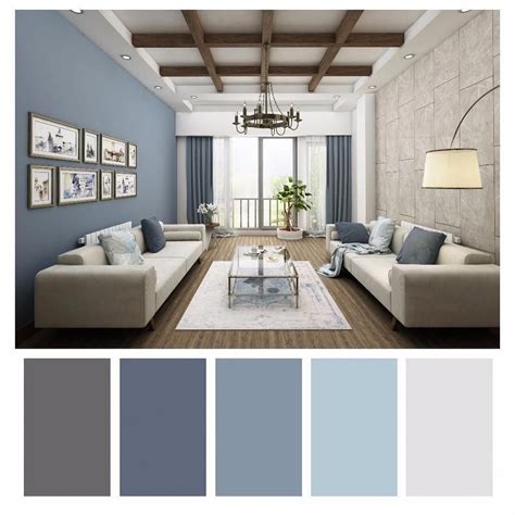 30 Grey Two Colour Combination For Living Room