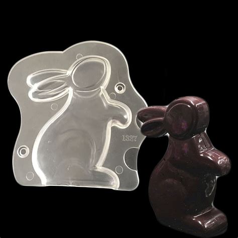 Buy Easter Bunny Chocolate Mold 3d Plastic Easter Day