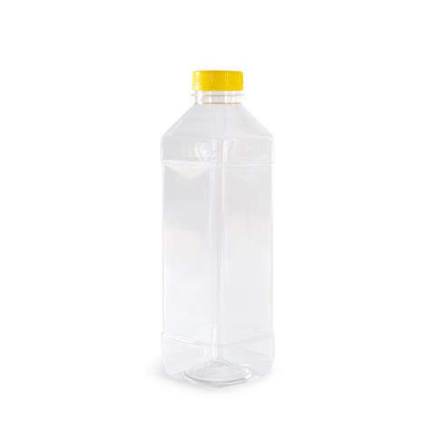 Retail Tppsc828 Plastic Bottle Clear W Mix Color Cap White Or Yellow