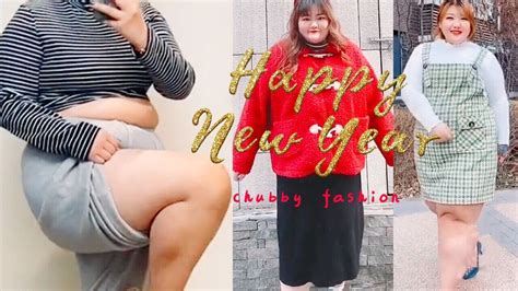 bbw chubby girls fashion outfit ideas n cute moments tik tok chubby belly hacks plus size style
